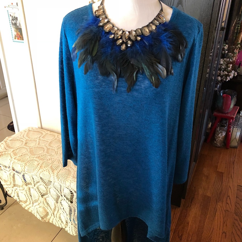 NWT High & Low Tunic Top